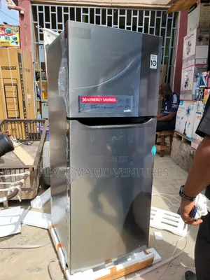 Lg Double Standing Inverter Freezer With Ice Maker, 10years Warranty