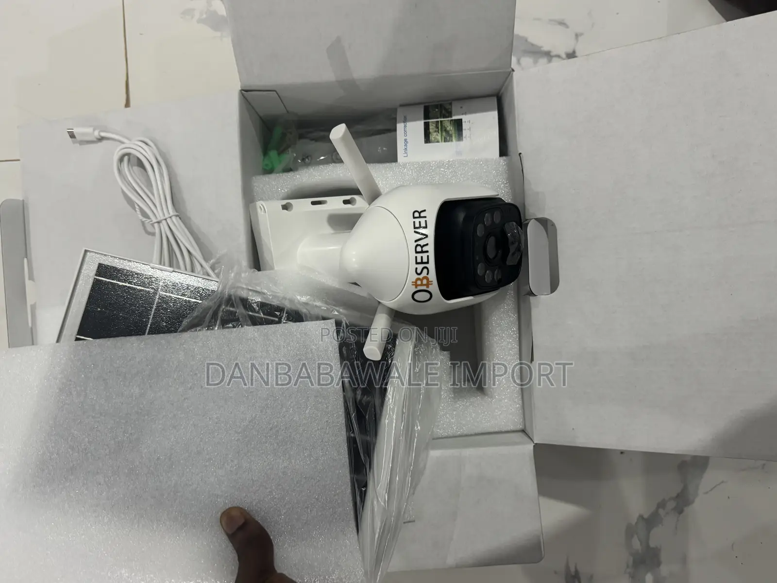 Observer Single Lens 5g 4g Wifi Solar Cctv Camera