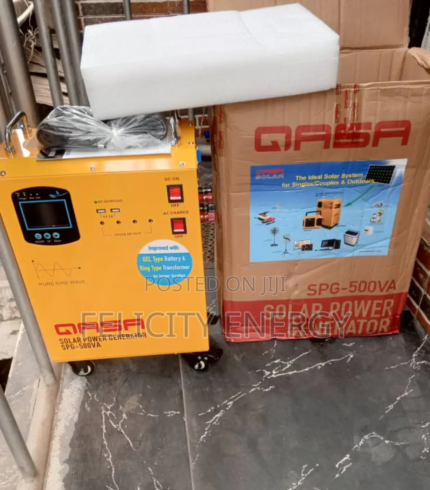 Qasa Solar Generator SPG 500 Full Installations