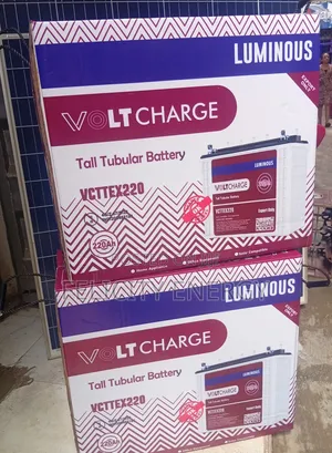 Luminous Voltcharge Tubular Battery 220amps 12v
