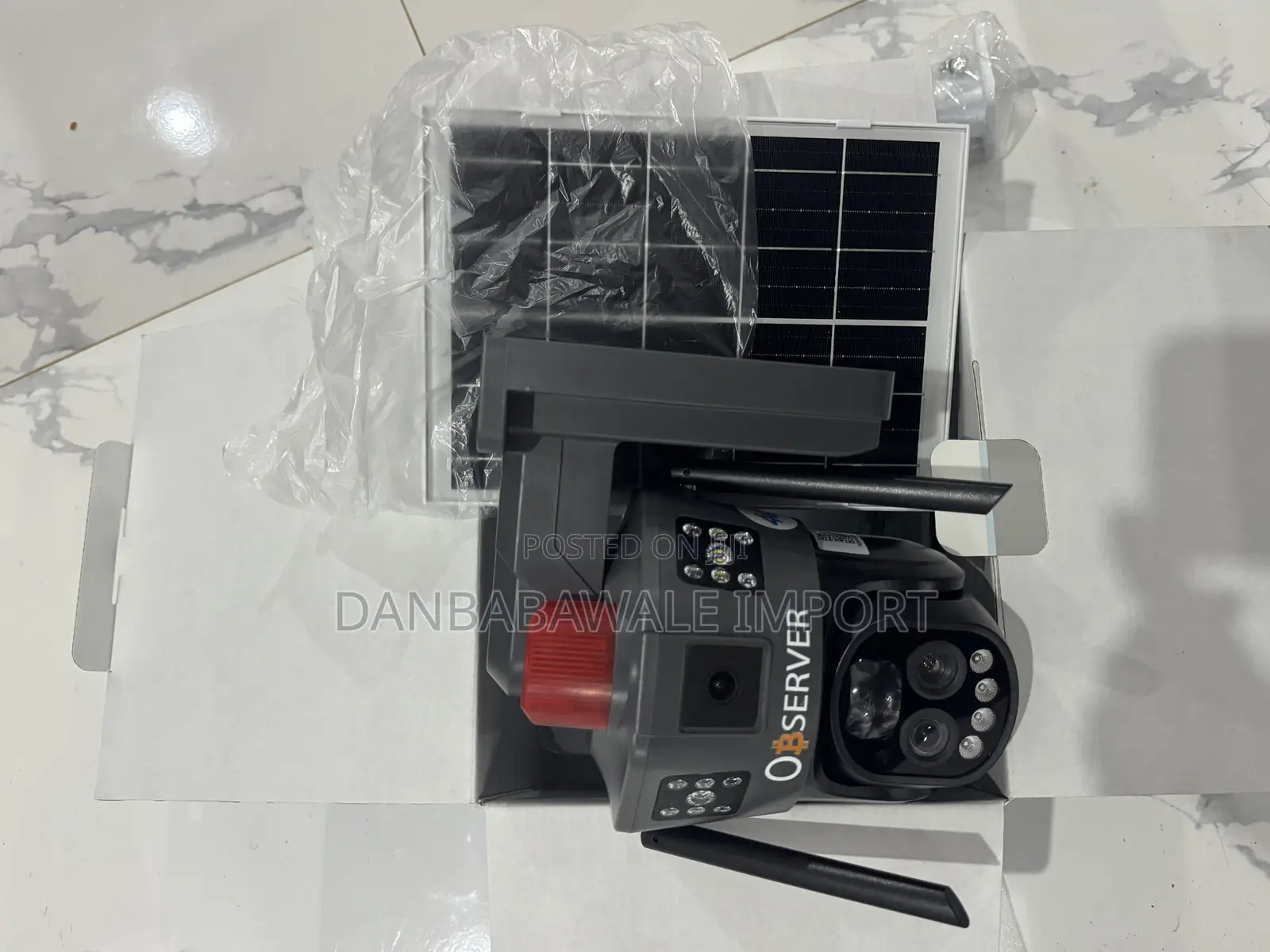 Observer Triple Lens 4g 5g Cctv Camera With Optical Zoom Night Vision