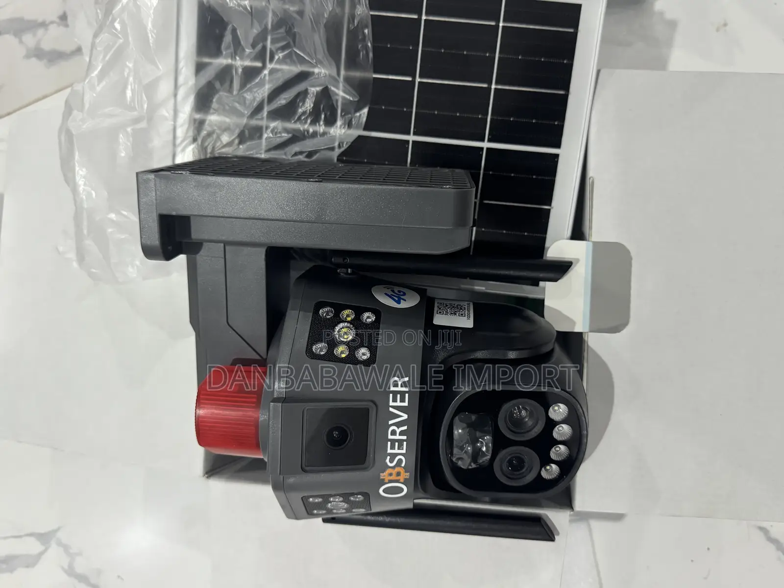 Observer Triple Lens 4g 5g Cctv Camera With Optical Zoom Night Vision