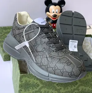Valentino and Gucci Luxury Designer Sneakers Shoe