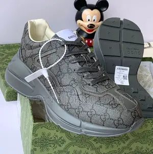 Valentino and Gucci Luxury Designer Sneakers Shoe