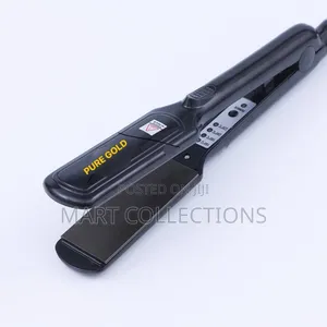 Pure Gold Hair Straightener (80w) – Salon Home Use