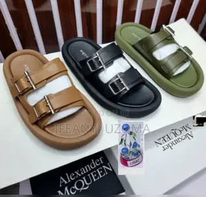 Alexander McQueen Luxury Colorful Slippers