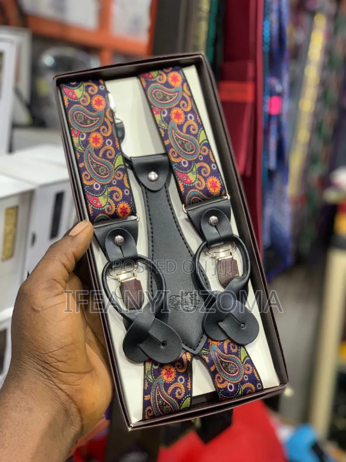 Multi Colored Classic Suspenders
