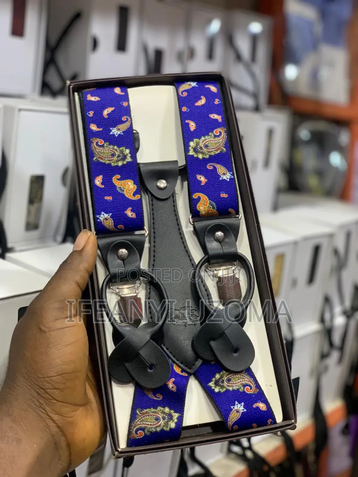 Multi Colored Classic Suspenders