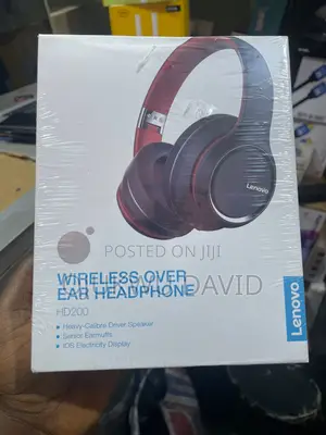 Lenovo Hd200 Foldable Over Ear Wireless Headset
