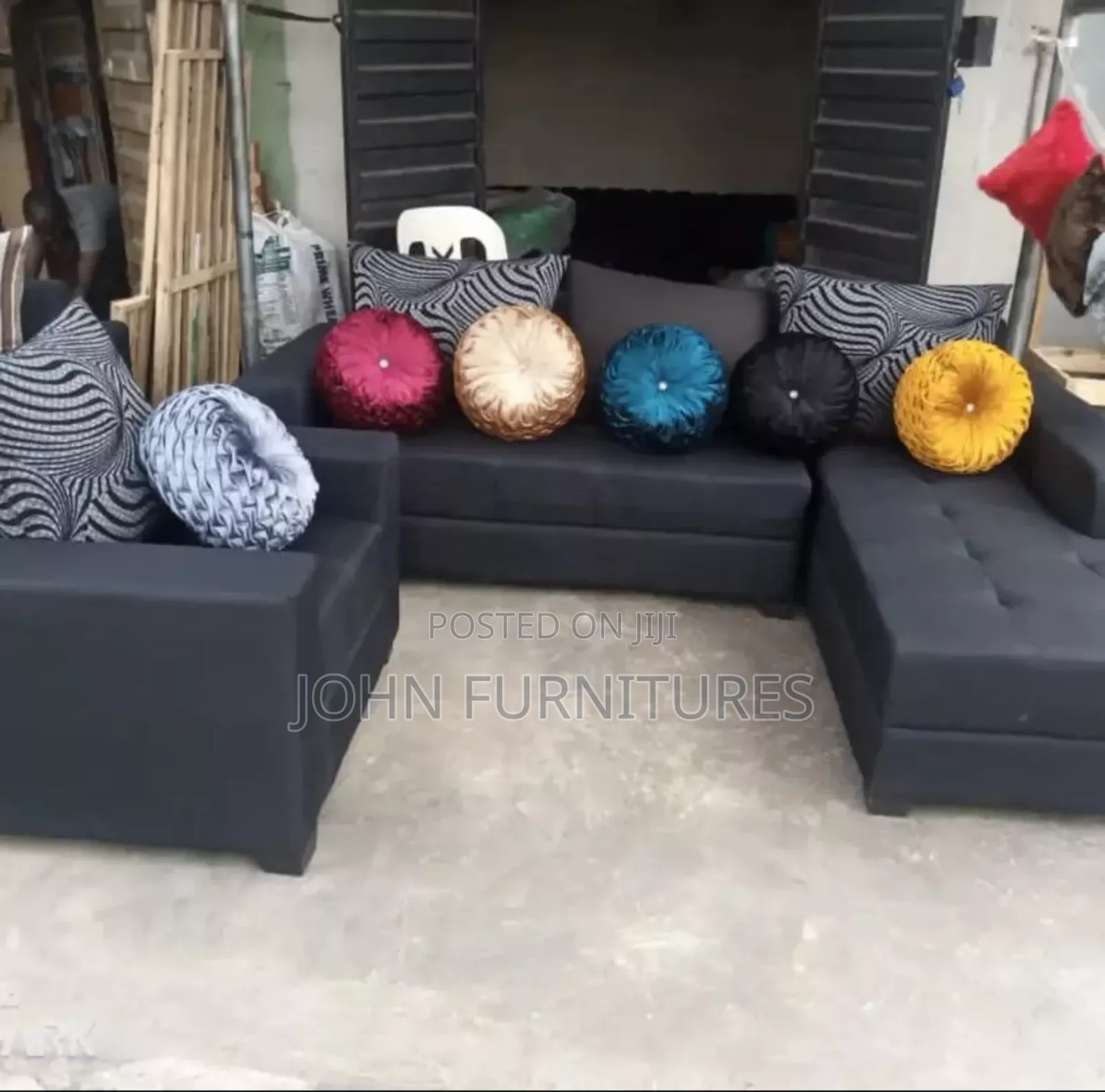 Locally Made L Shaped Sofa