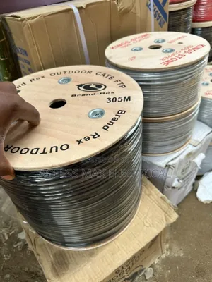 💯 Pure Copper Cat6 Cable Outdoor By 305m
