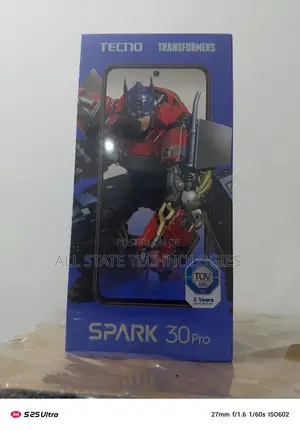 New Tecno Spark 30 Pro 256 GB Black