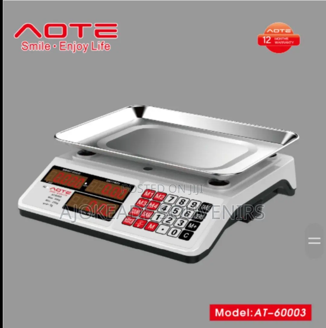Commercial Rechargeable Weight Scale