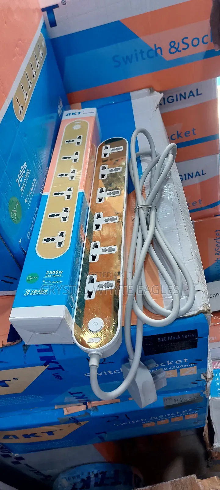 Akt 6 Way Extension Plug