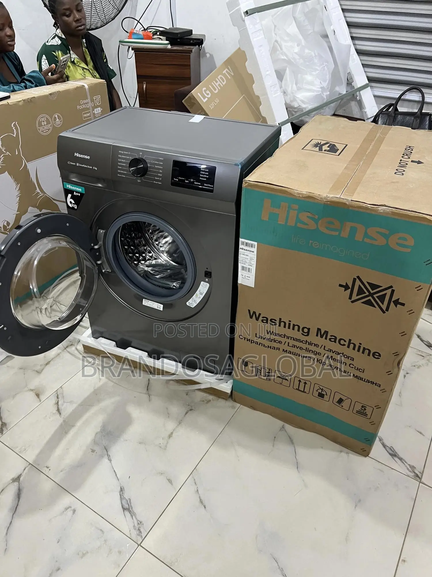 New Hisense Washer 6kg – Fully Automatic, Front Load