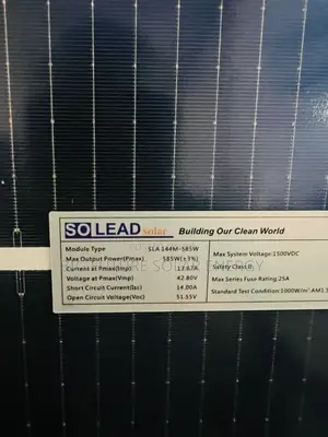 585watts Bificial Solar Panel 144cells