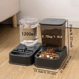 Automatic Pet Feeder and Water Dispenser