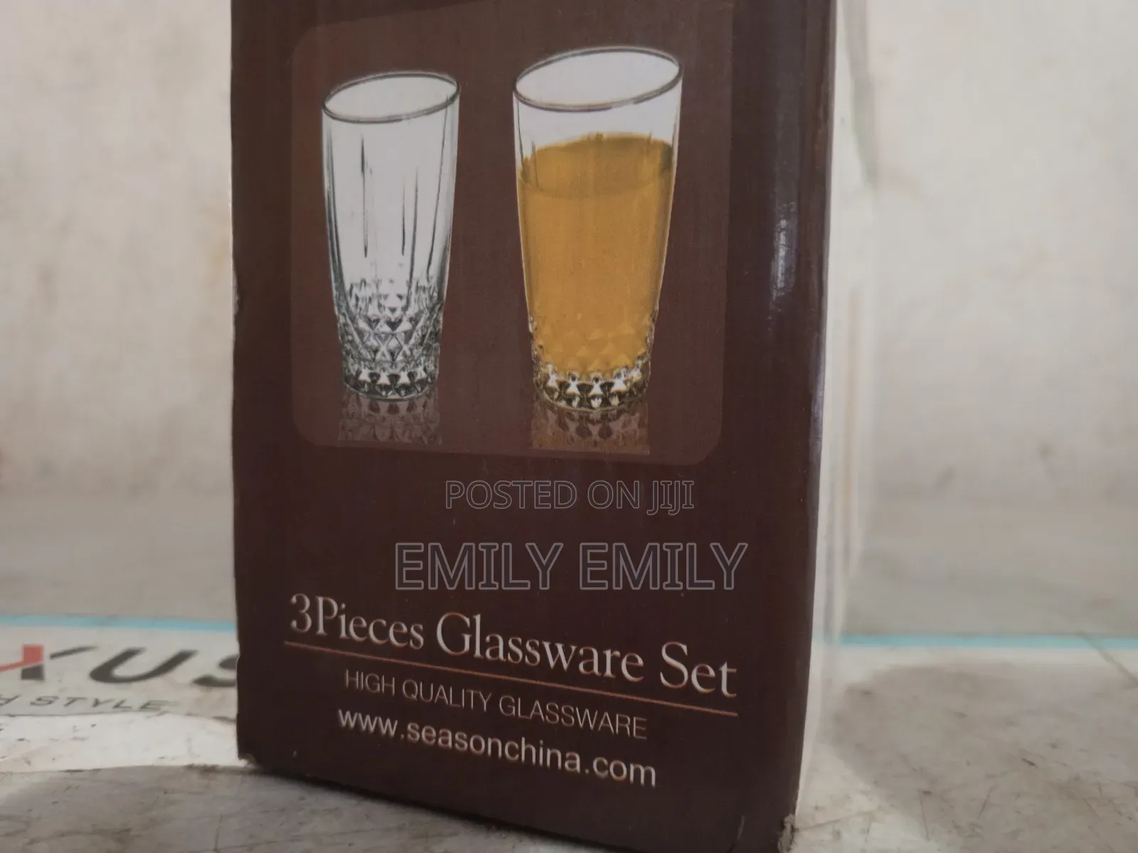 SMP 3pcs Glass Cups