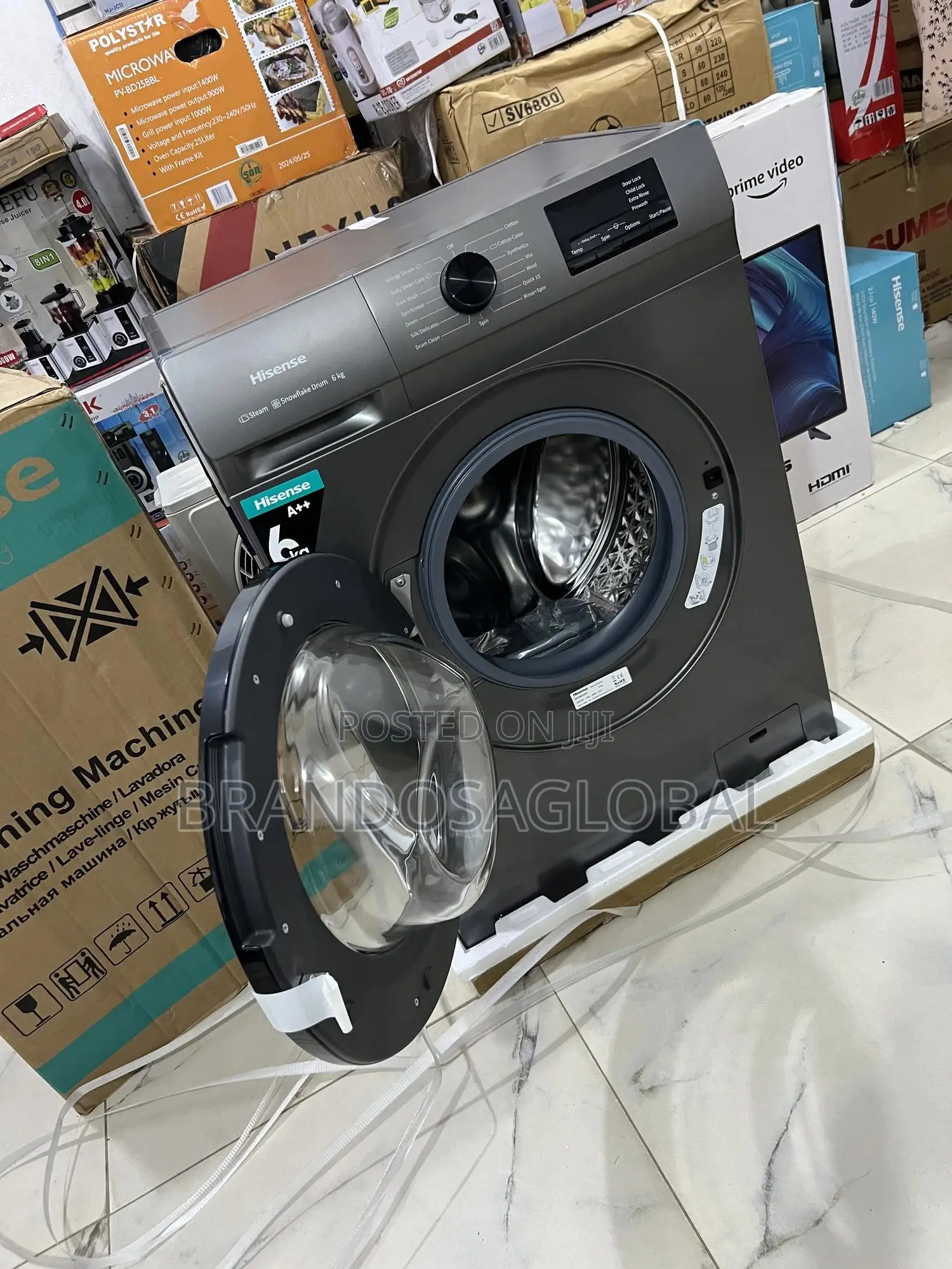 Hisense Wfvb6010mt – Energy Efficient Front Load Washer