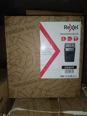Rexel Momentum X312-Sl Slimline Cross-Cut Paper Shredder