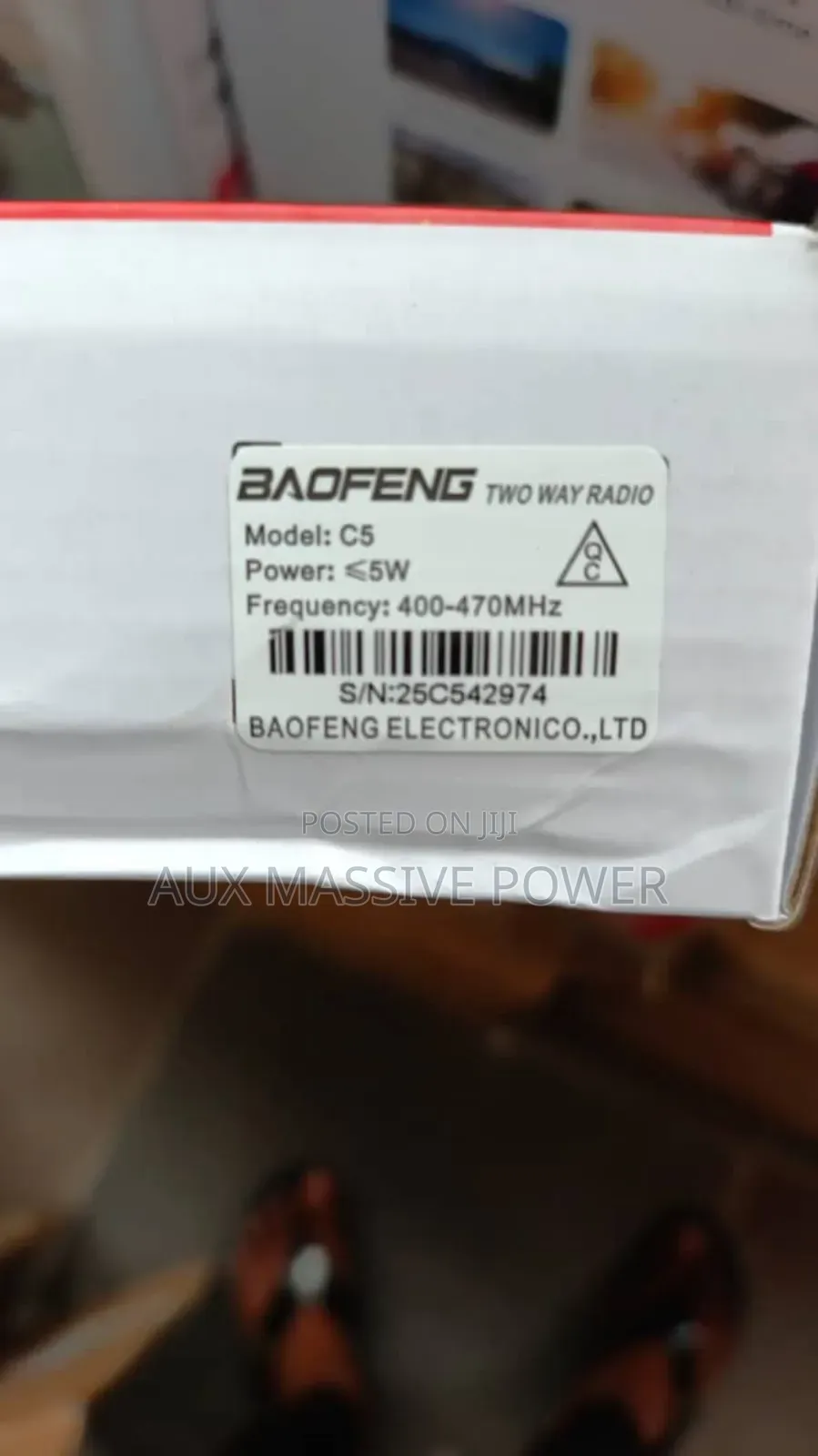Baofeng C5 Radio