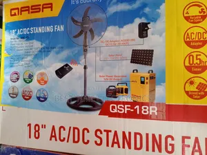 18" Qasa Ac/Dc Solar Inverter Stand Fan