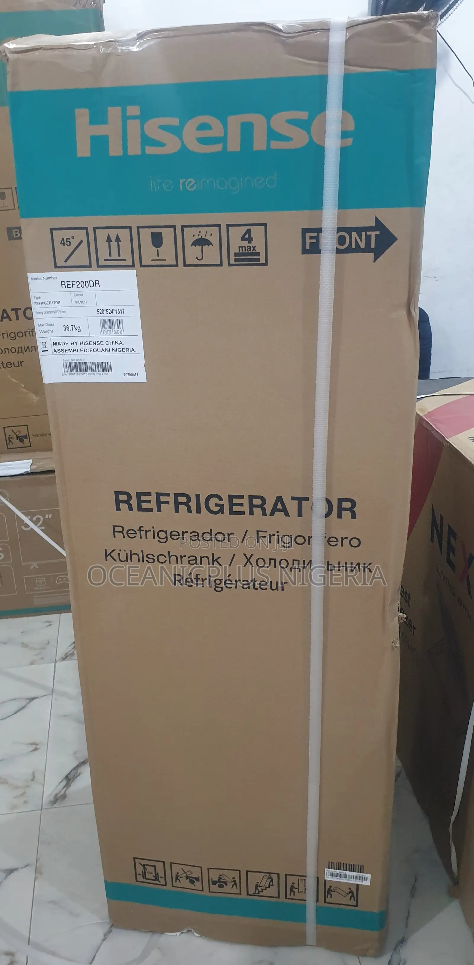 Efficient Hisense Ref200dr Refrigerator (154 Litres)