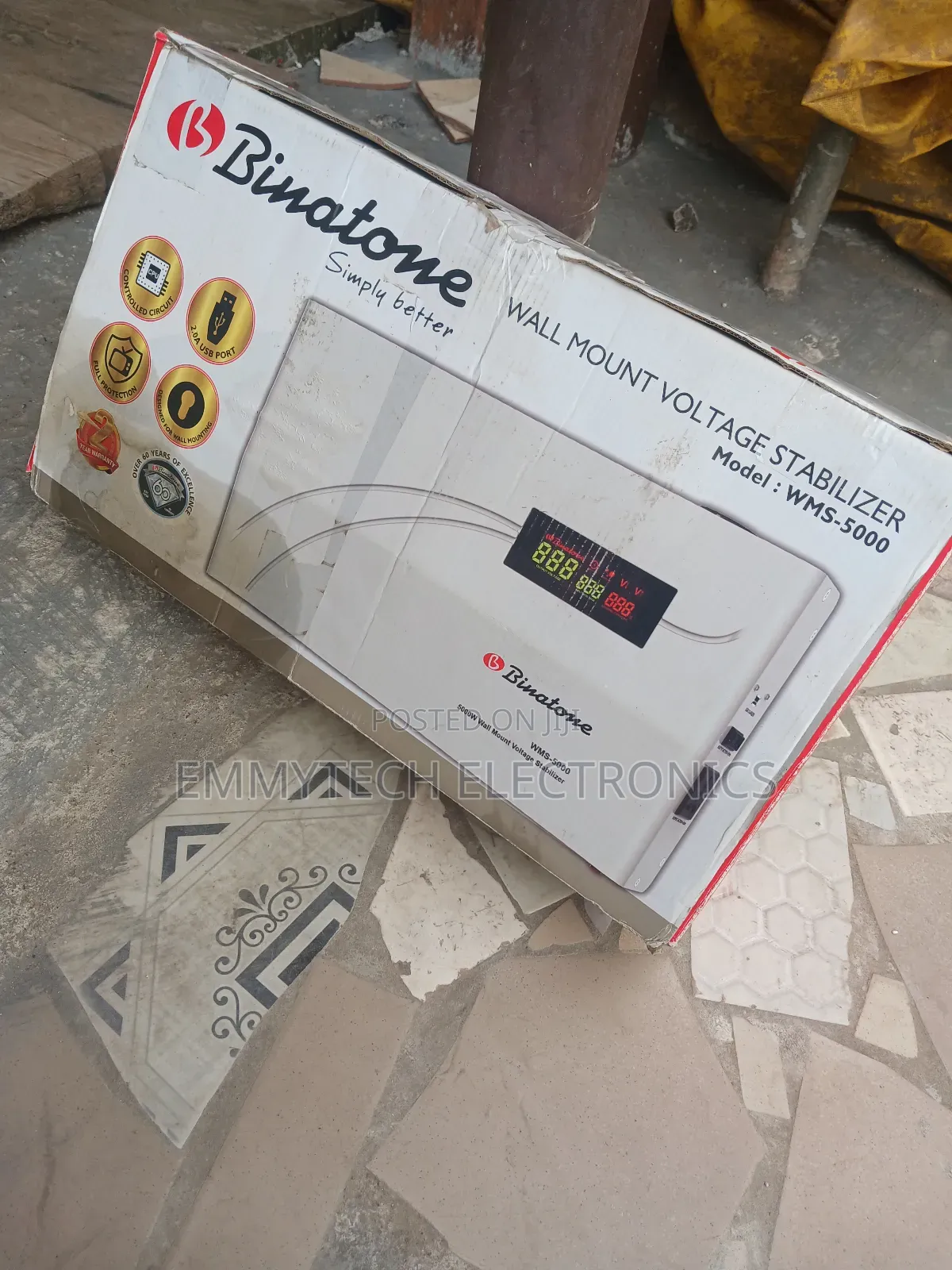 Binatone 5000kva Wall Stablizer