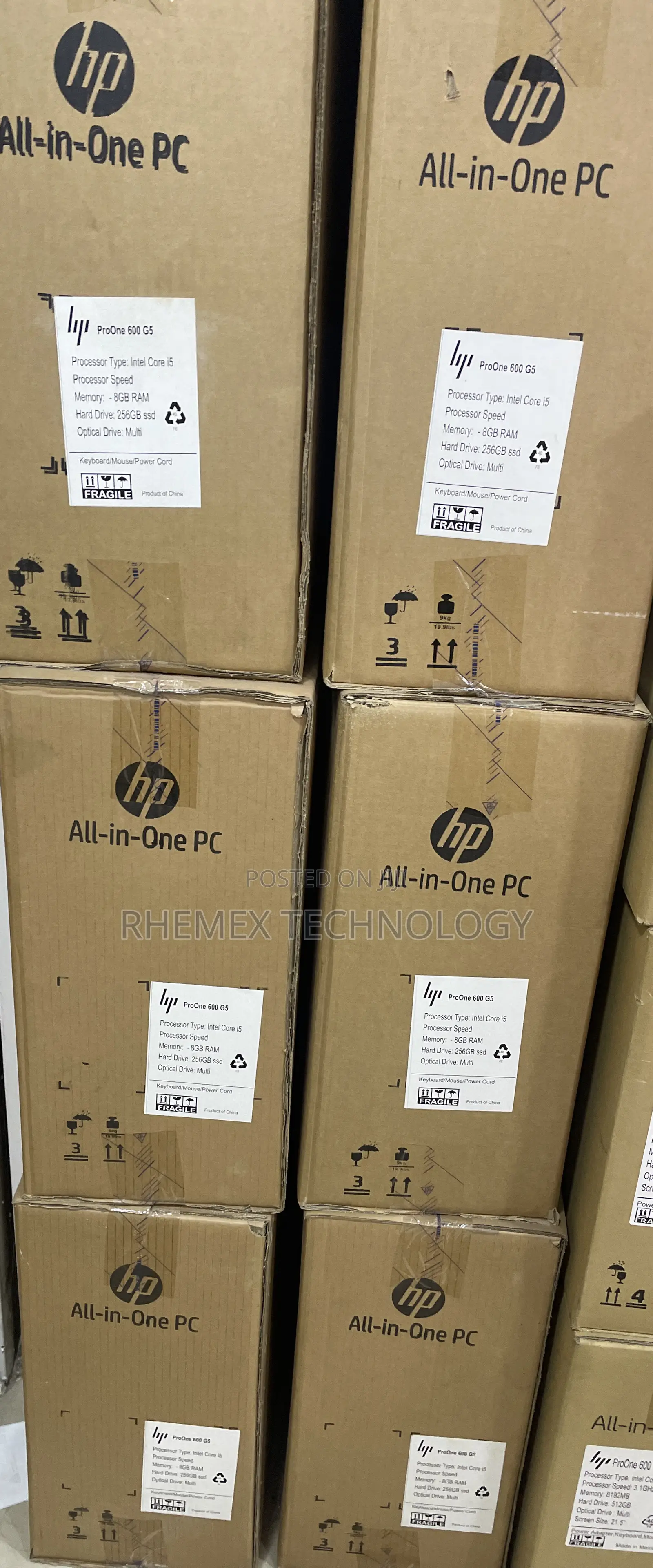 New Desktop Computer HP ProOne 600 8GB Intel Core i5 SSD 256GB