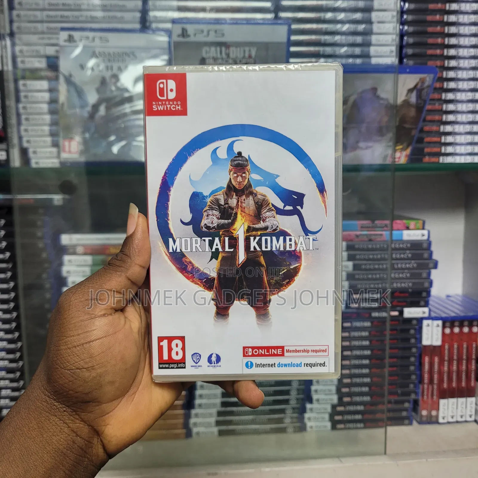 Mortal Kombat 1 Nintendo Switch Game Disc