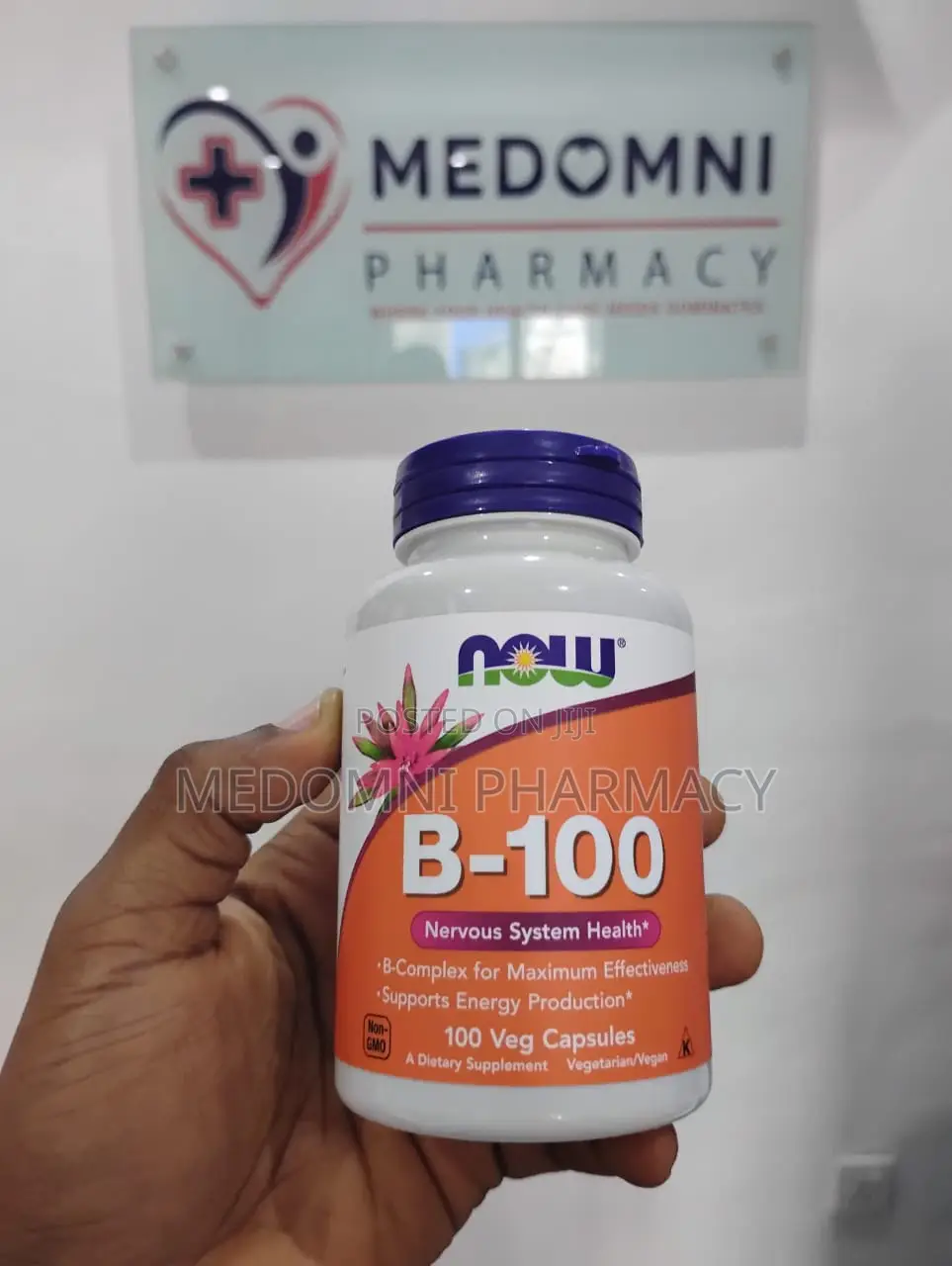 Vitamin B-100 Complex – 100 Capsules