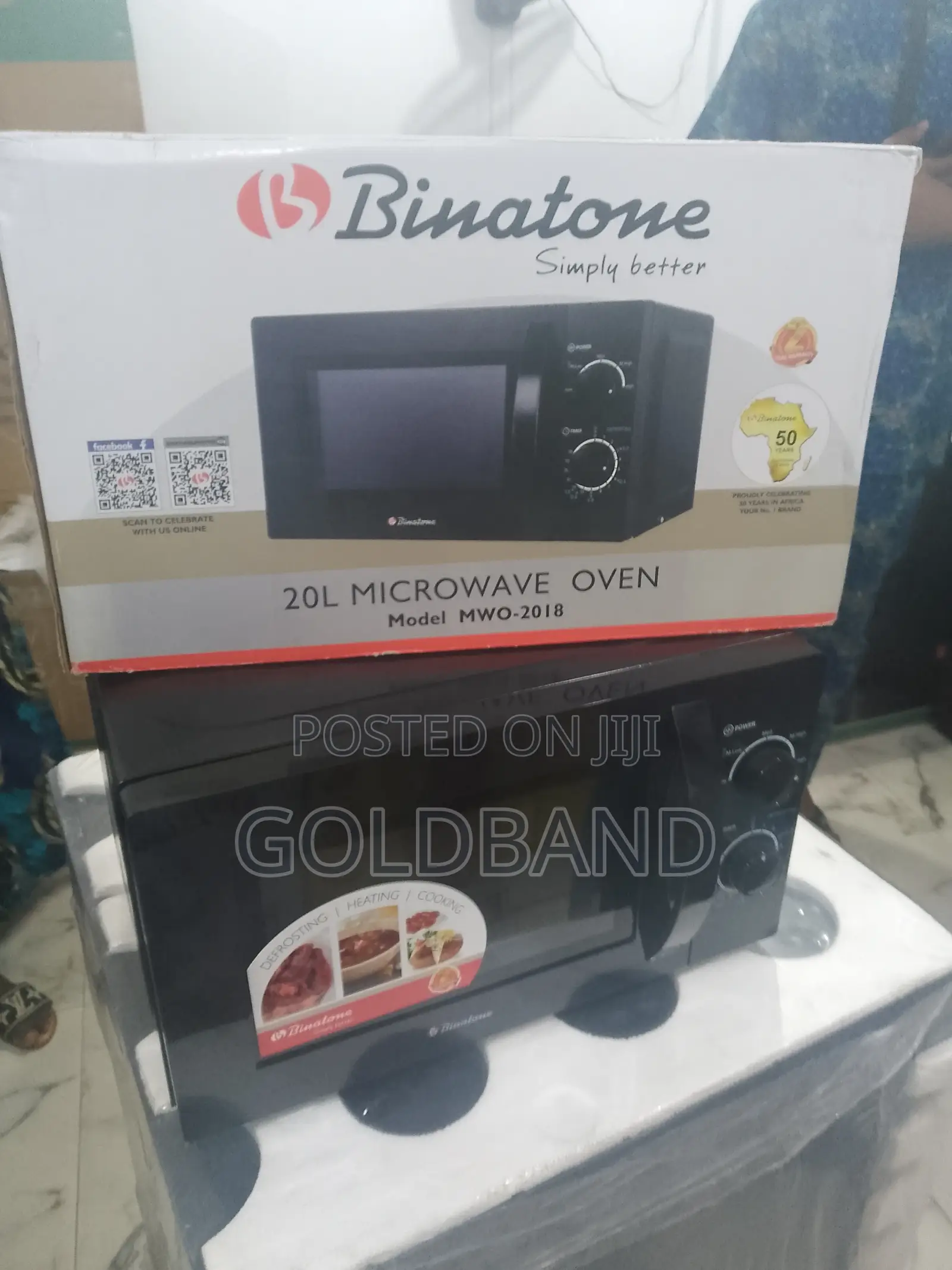Binatone 20l Microwave Oven – Space-Saving Model