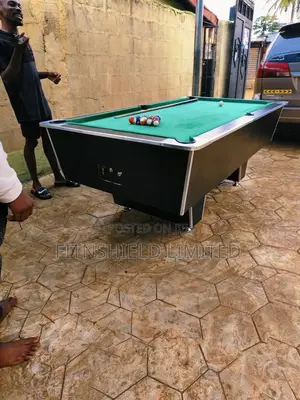 A Nigerian Made 7 Foot Snooker Table With All the Necessary Equipment