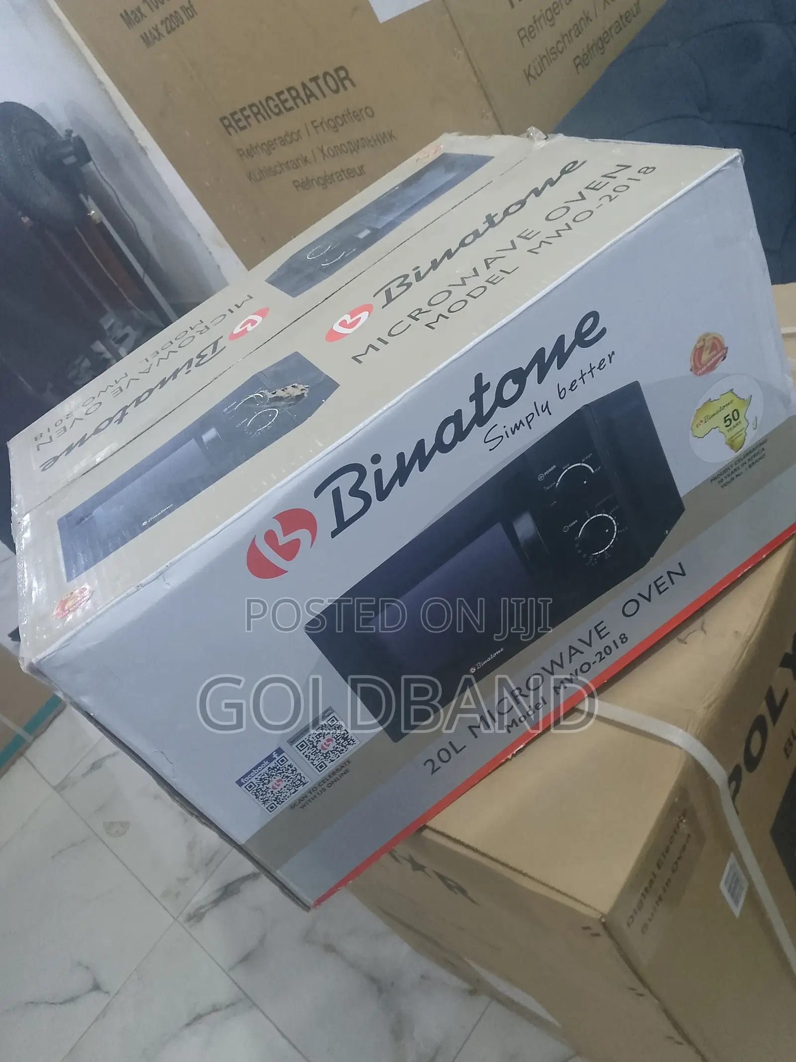 Binatone 20-Litre Microwave – Dual Control Knobs