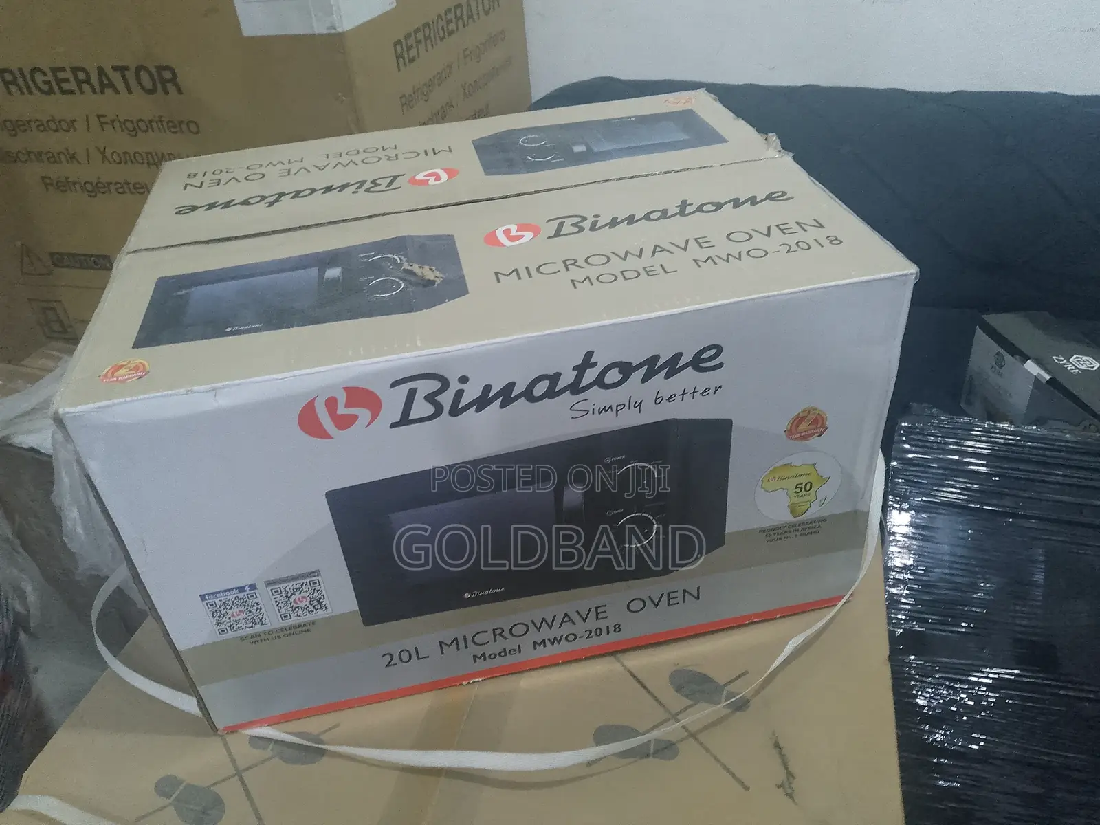 Binatone 20-Litre Microwave Oven – Modern Black Design