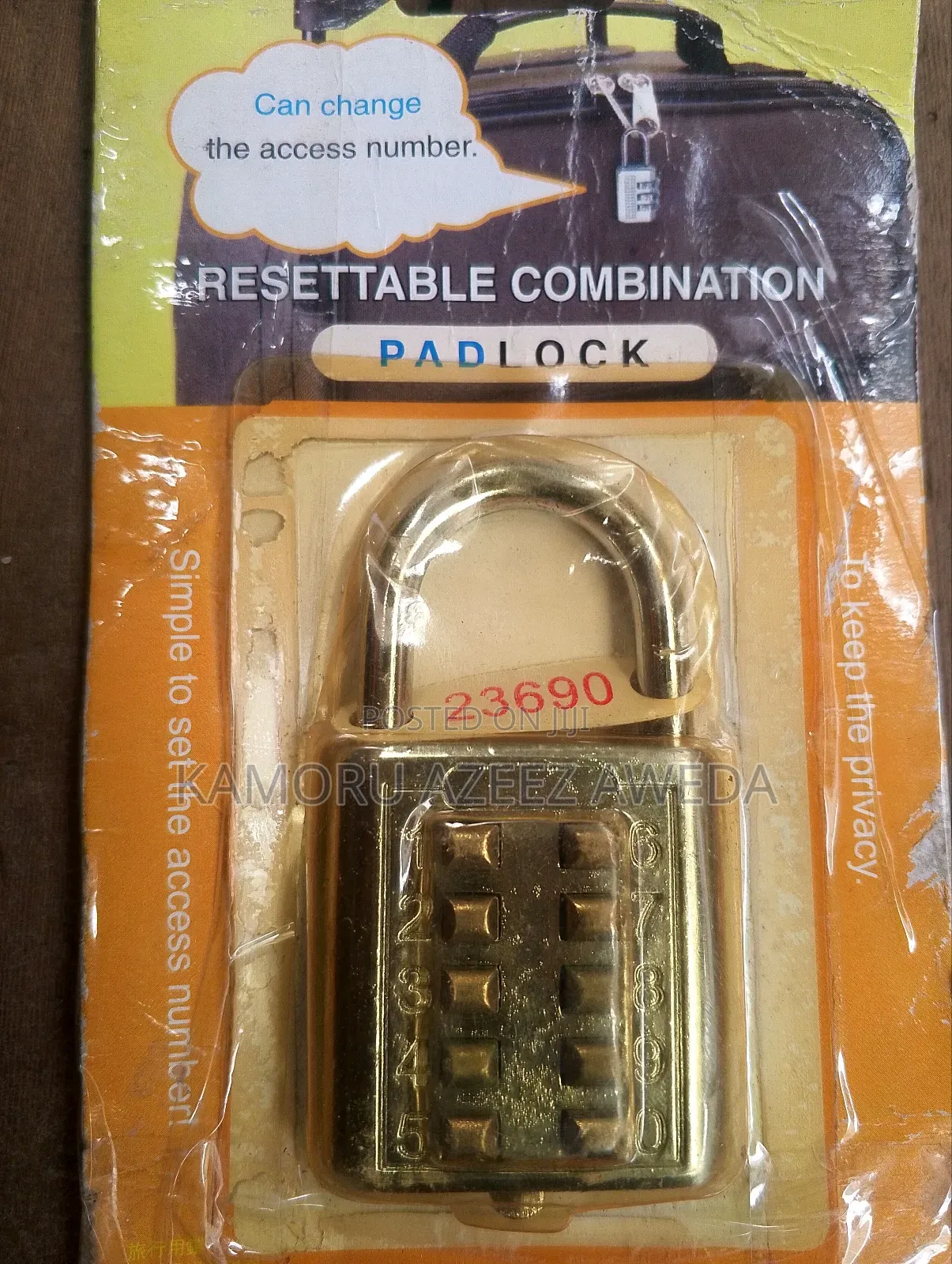 Settings Padlock Original