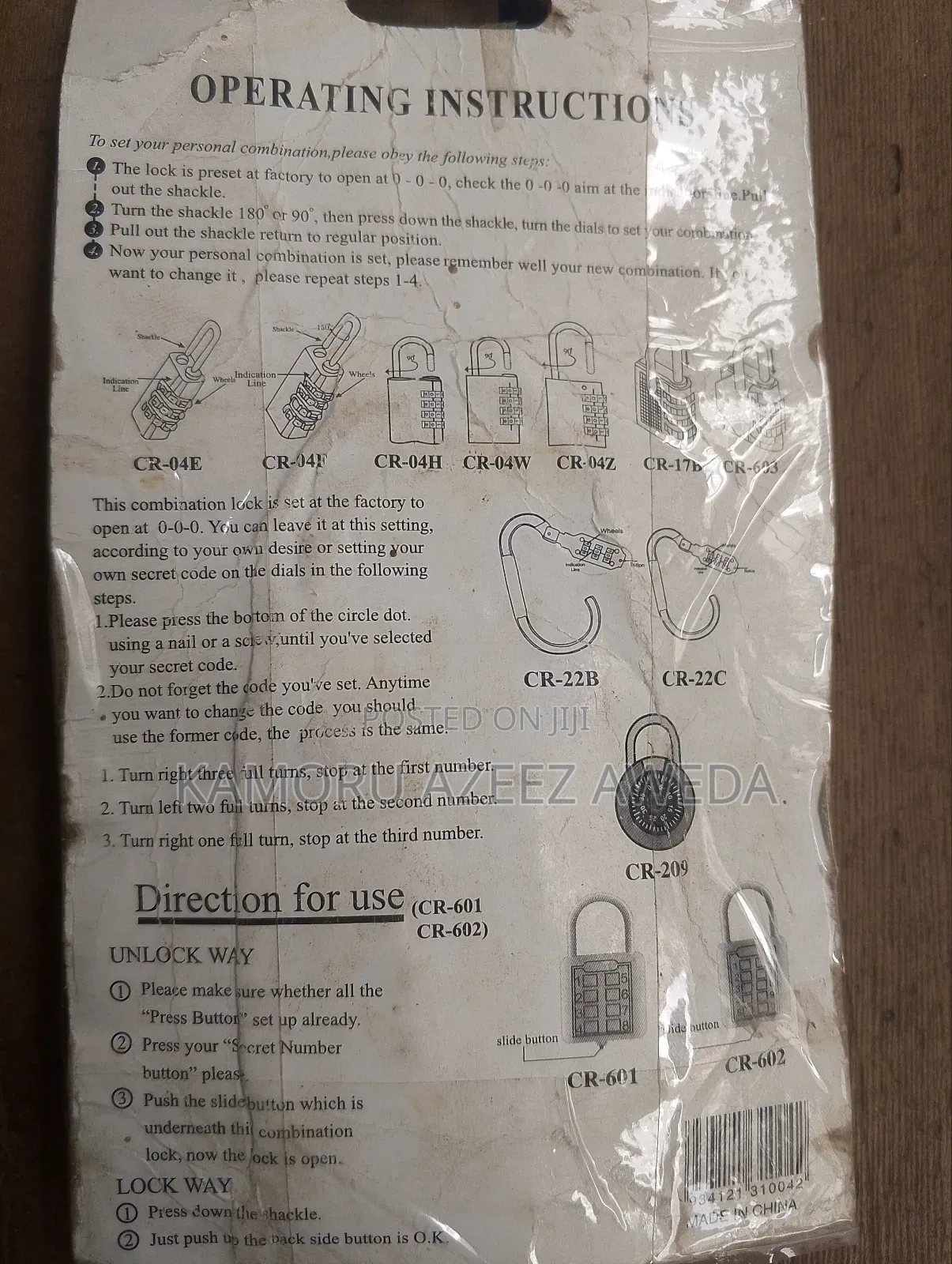 Settings Padlock Original