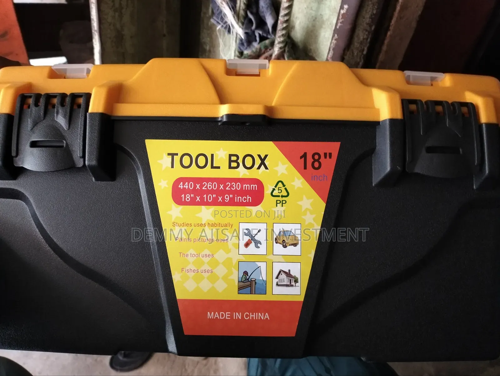 Plastic Tools Box 18"