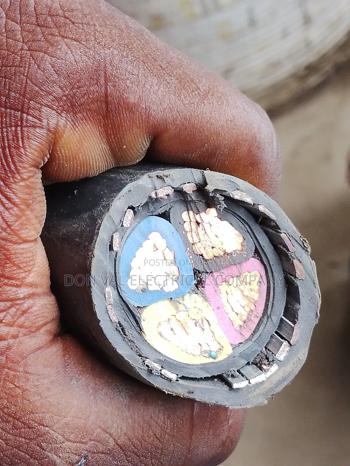 25mm 4core Armoured Cable
