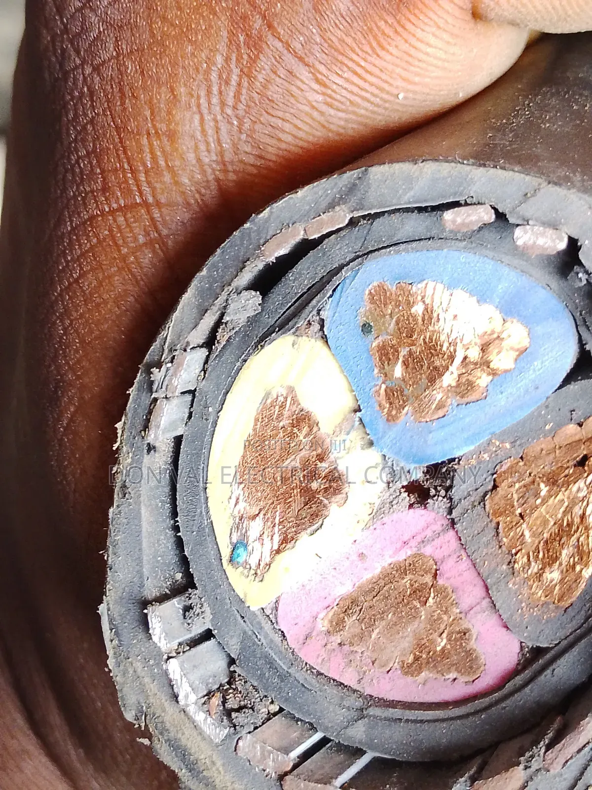 25mm 4core Armoured Cable