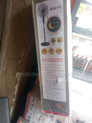 4-Way Operation Ac-Dc-Solar-Inverter Stand Fan – Ad-1601