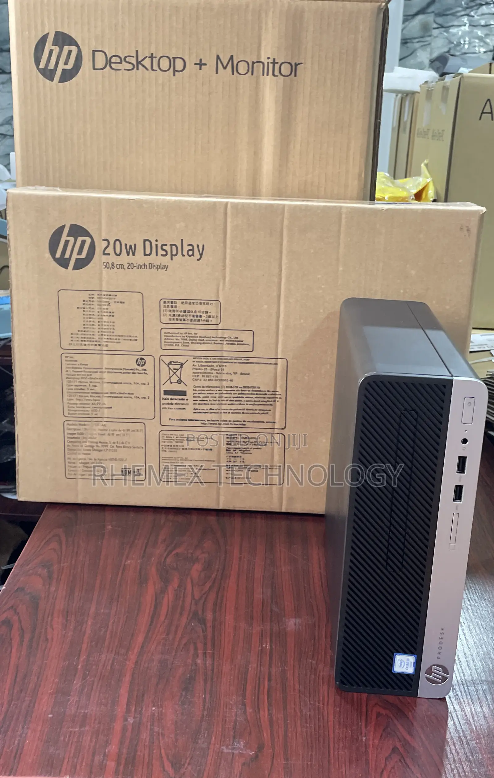 New Desktop Computer HP ProDesk 400 G4 8GB Intel Core I3 HDD 256GB