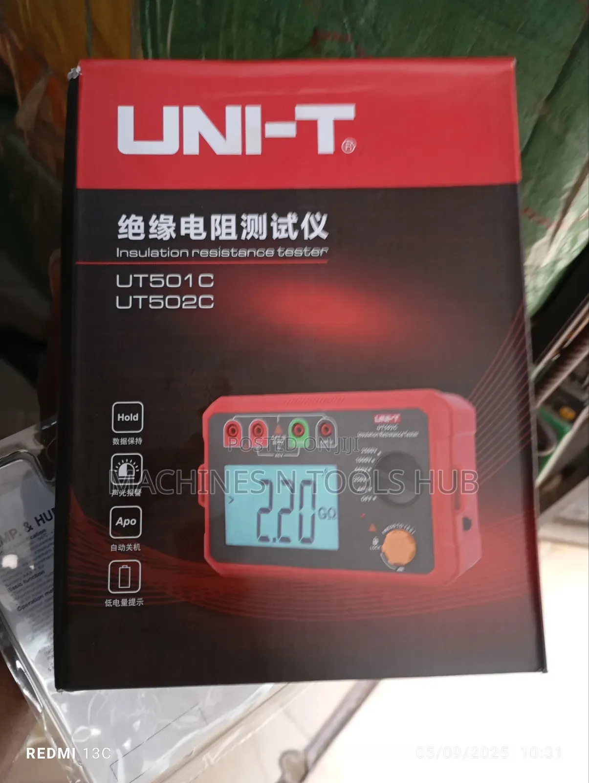 Uni-t Ut502c Insulation Resistance Tester.