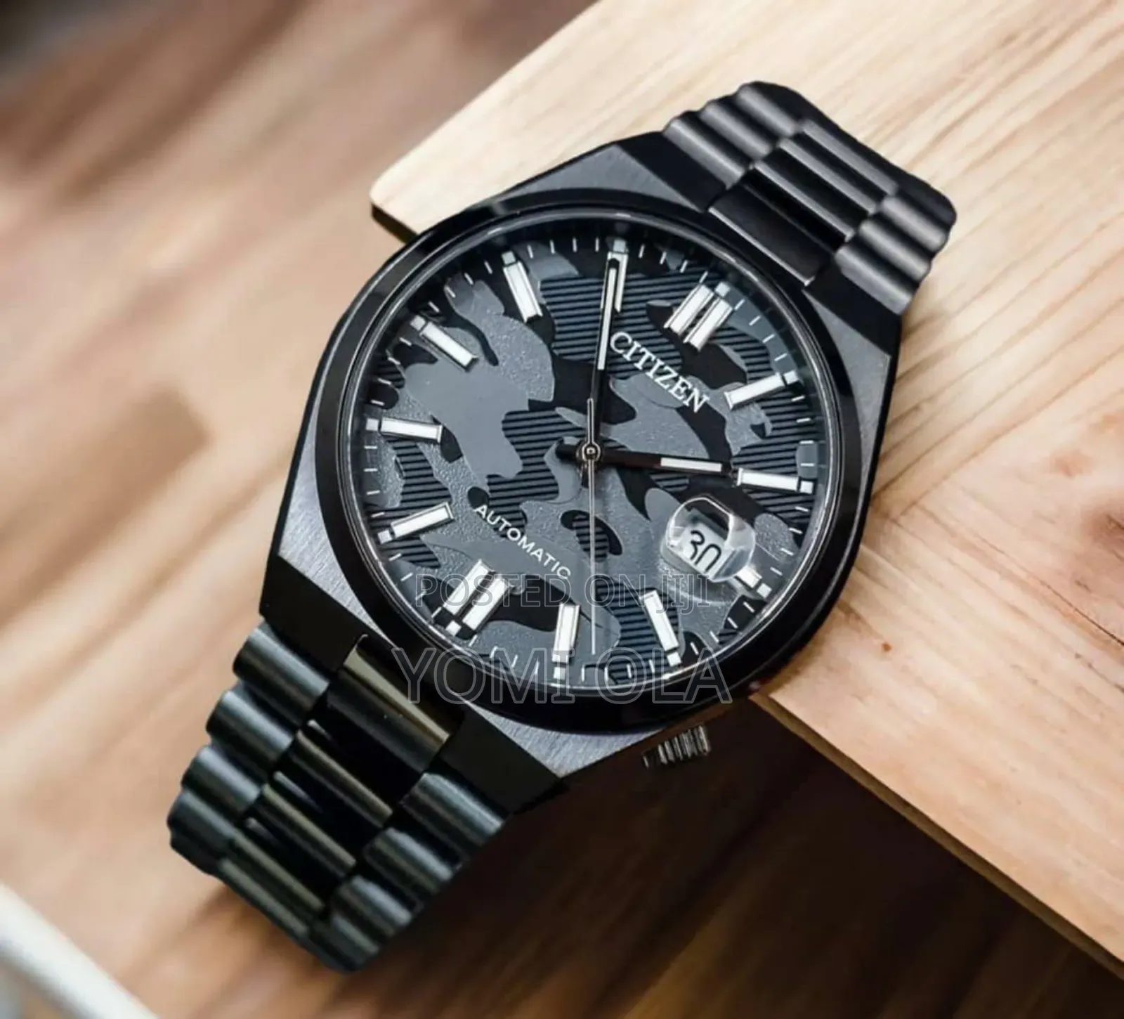 Citizen Automatic Black Wristwatch