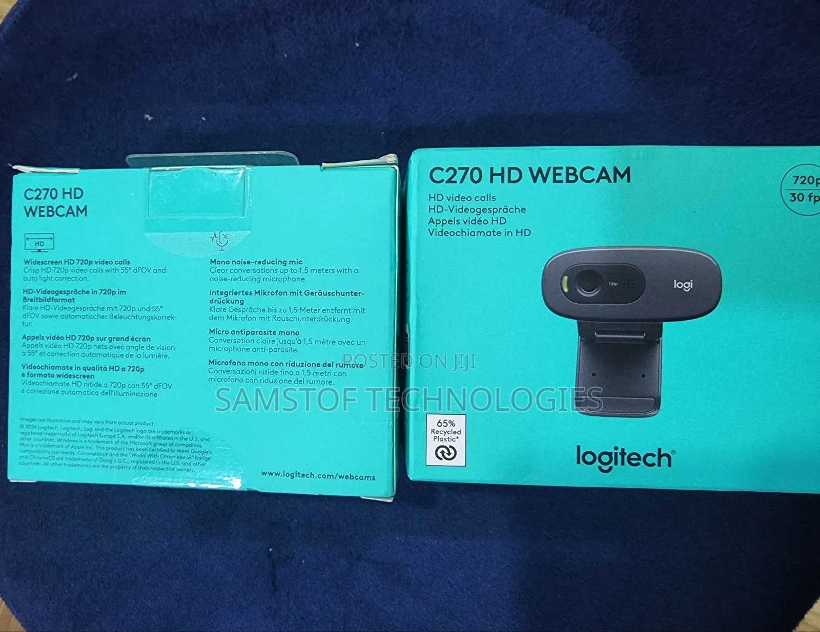 Logitech C270 Hd Webcam 720p Video Calling