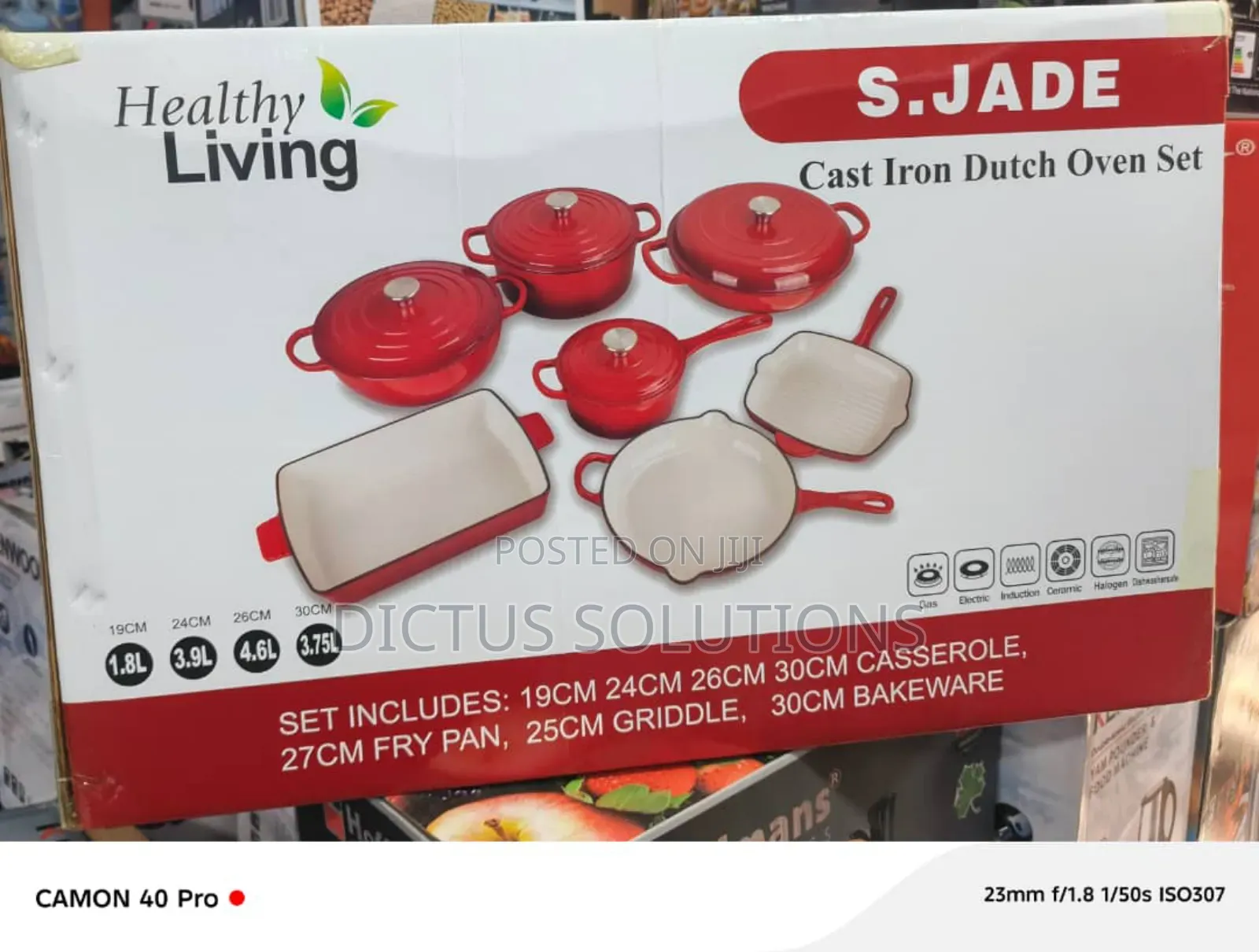 High Quality Induction Cast Iron Pot Set