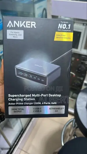 Anker Prime 200w 6port Multi Port Desktop Charging Station