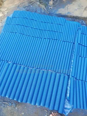 Bolt and Nut With Washers Blue Type.