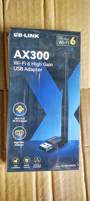 Lb-Link Bl-Wn300ax Wifi 6 High Gain Usb Dongle Adapter Ax300 for Pc