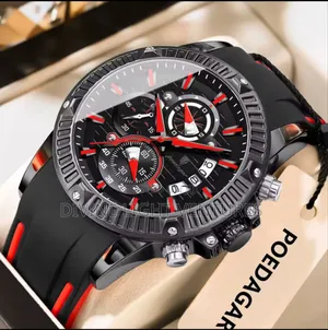 High Quality Poedagar Active Chronograph Rubber